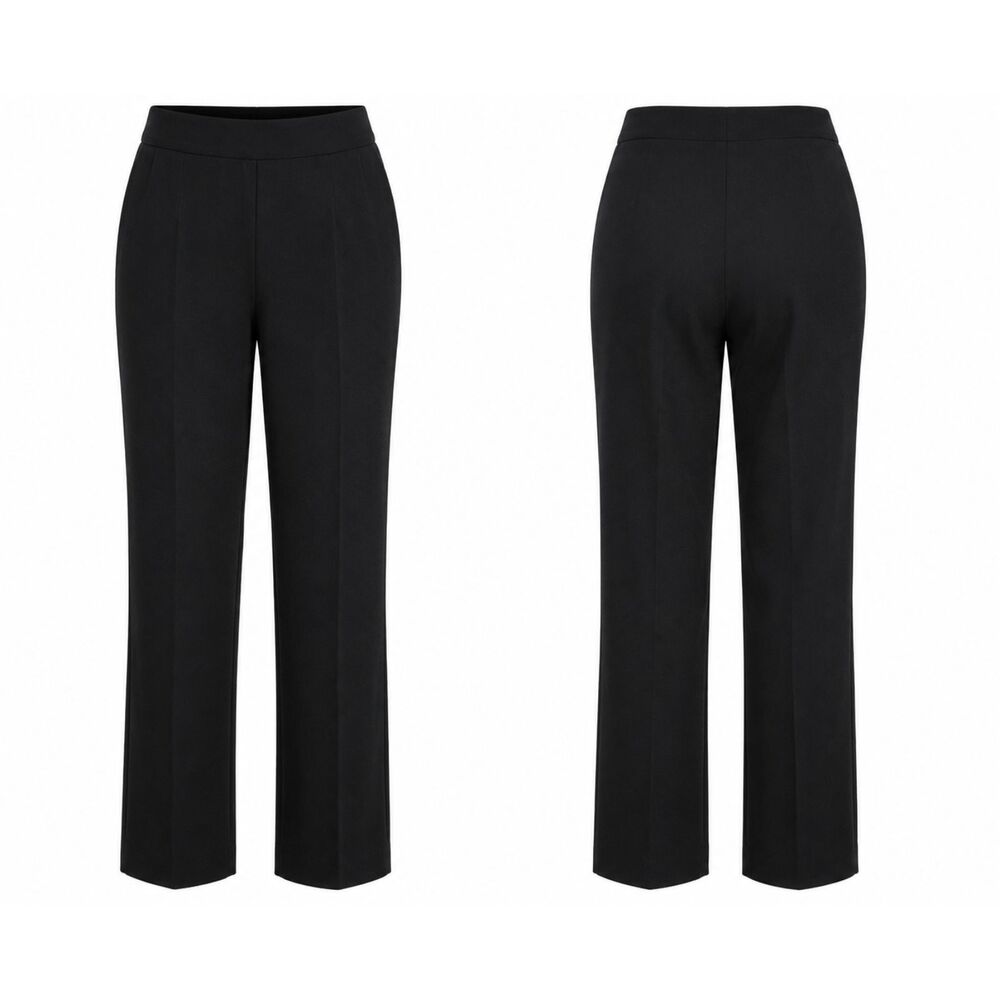 Briggs Women's Black Pull On Dress Pants Size 14P Petite Career Stretch
